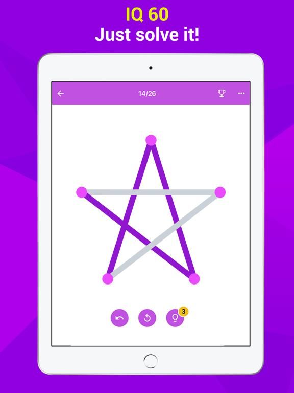 One Line One Stroke Mind Game App Screenshot