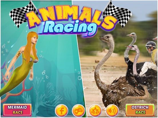 Ostrich Racing Simulator Pro game screenshot