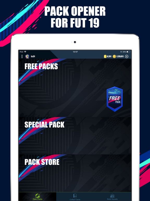 Pack Opener for FUT 19 App Screenshot
