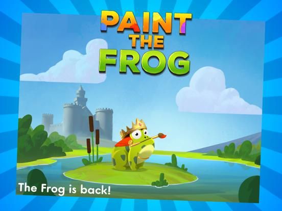 Paint the Frog game screenshot