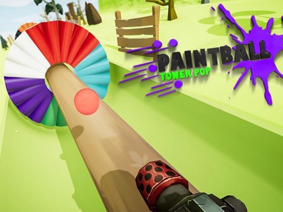 Paintball Tower Pop App Screenshot