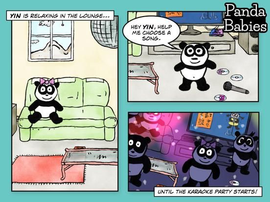Panda Babies Playhome Lite App Screenshot