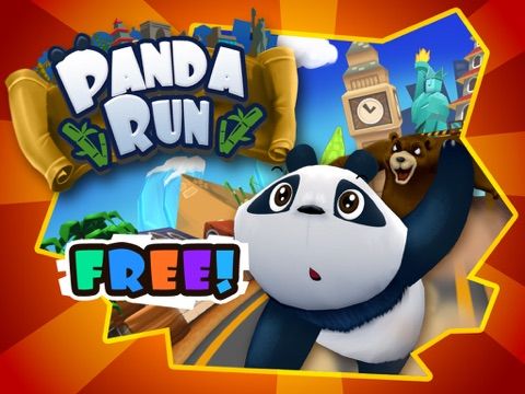 Panda Runs game screenshot