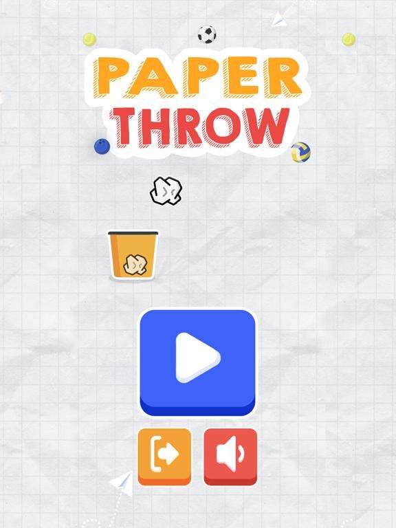 Paper Toss Boss 3D App Screenshot