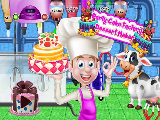 Party Cake Factory and Dessert Maker game screenshot