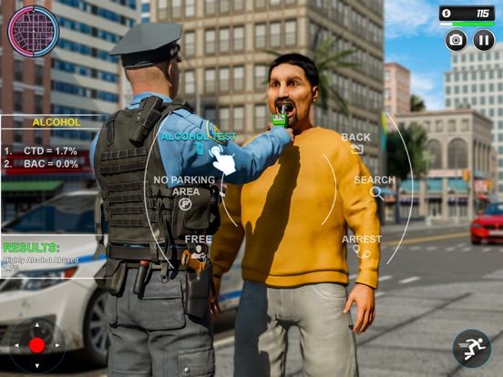 Patrol Cop Simulator Games 3D game screenshot