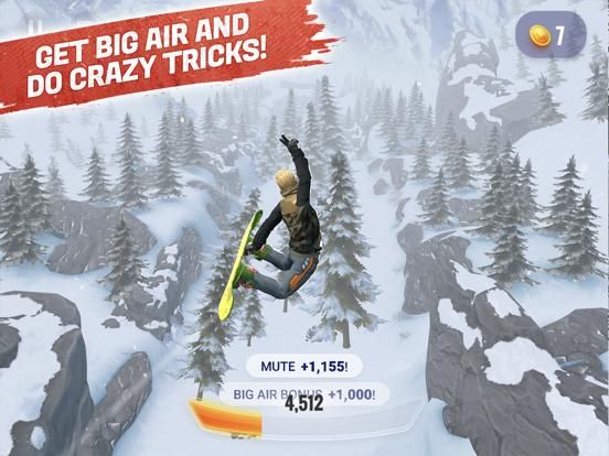 Peak Rider Snowboarding App Screenshot