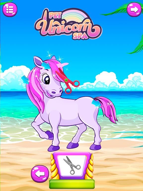 Pet Unicorn Spa App Screenshot
