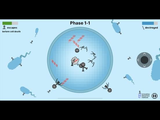 Phage Invaders game screenshot
