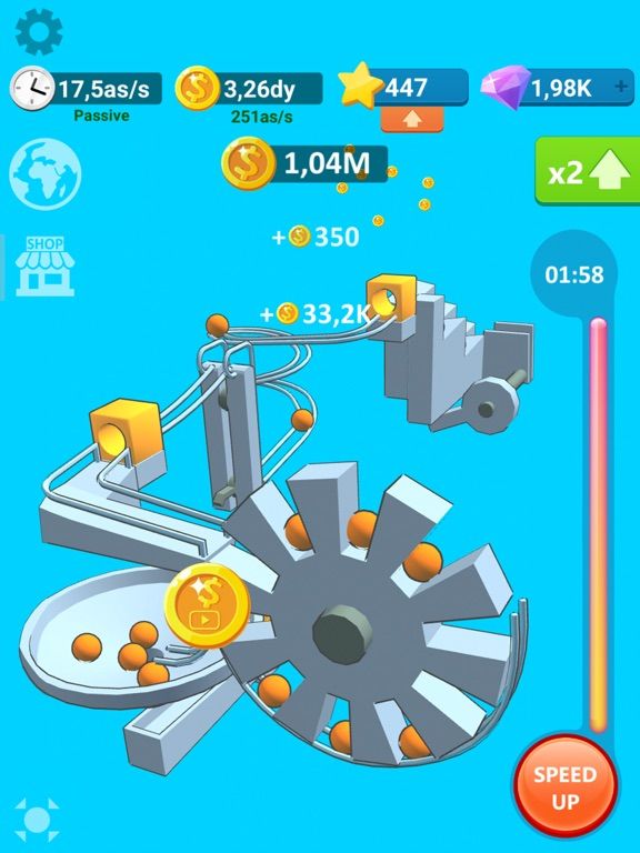 Physics Puzzle Idle App Screenshot