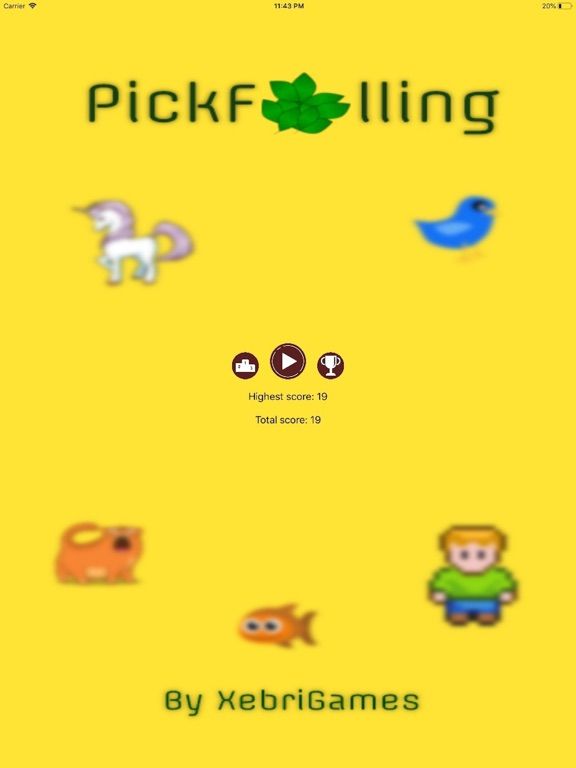 PickFalling App Screenshot