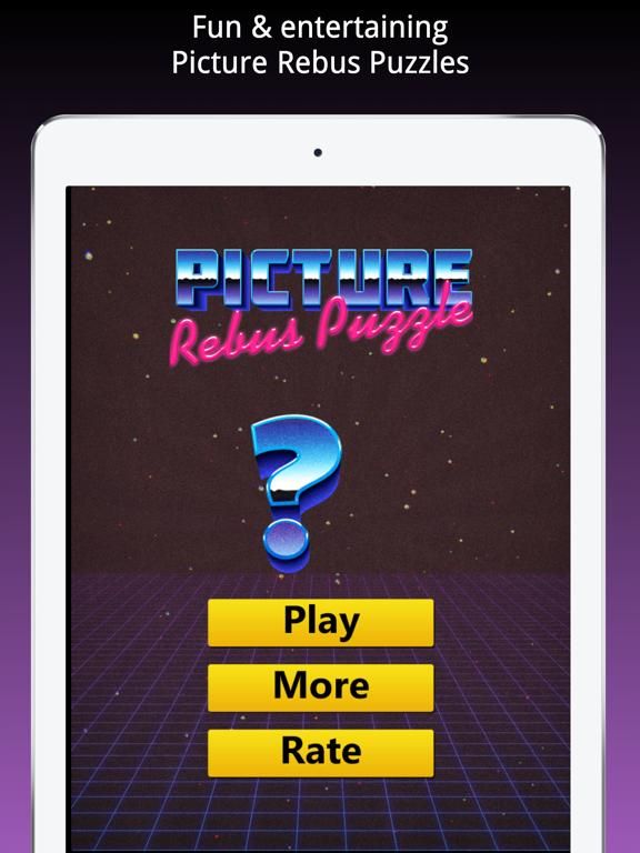 Picture Rebus Puzzle App Screenshot