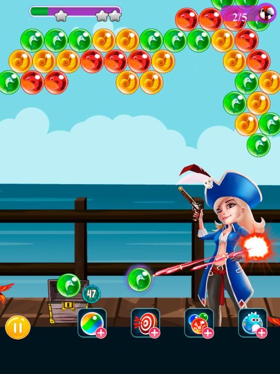 Pirate Bubbles App Screenshot