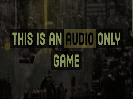 Pitch Black: Audio Pong game screenshot