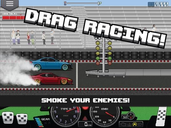 Pixel Car Racer game screenshot