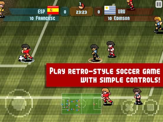 Pixel Cup Soccer game screenshot