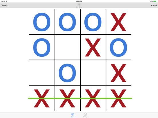 Plain Tic Tac Toe App Screenshot