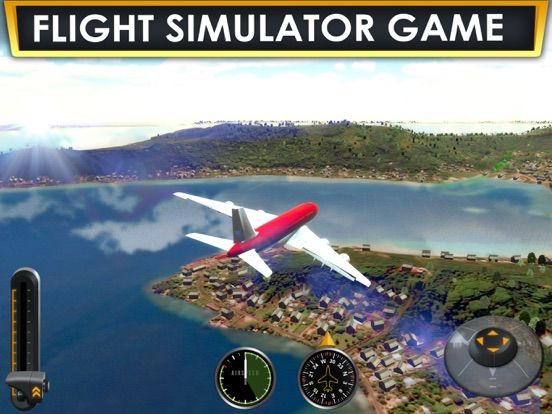 Plane Flying Parking Sim a Real Airplane Driving Test Run Simulator Racing Games game screenshot