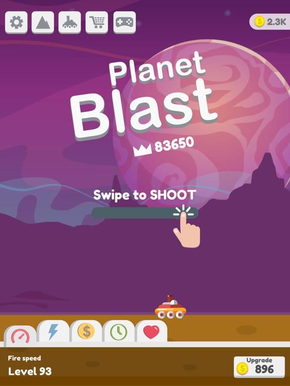Planet Blast App Screenshot