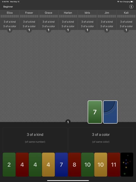 Pocket Rummy App Screenshot