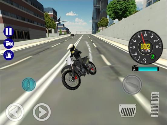 Police Bike Driving Simulator game screenshot