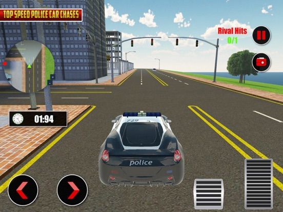 Police Car Chase Street Racers game screenshot