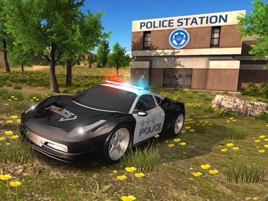 Police Car driving Offroad 4x4 game screenshot