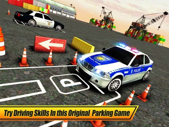 Police Car Parking Simulator 3D game screenshot