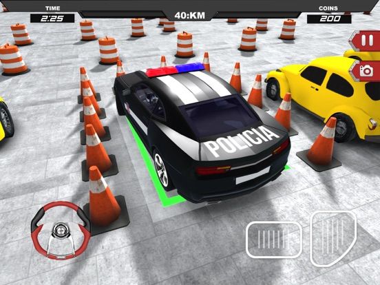 Police Car Parking Simulator: Driving School Game game screenshot