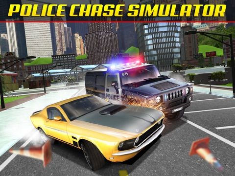 Police Chase Traffic Race Real Crime Fighting Road Racing Game game screenshot