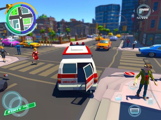 Polygon Gangster Crime Auto game screenshot