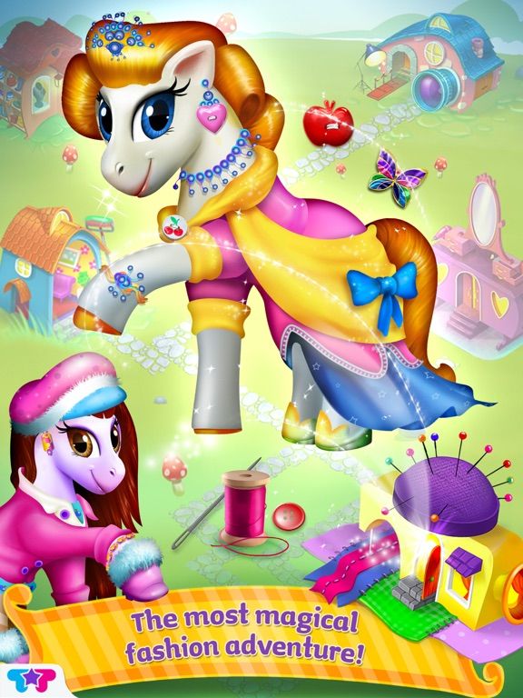 Pony Care Rainbow Resort: Enchanted Spa, Fashion Designer & Makeover Magic game screenshot