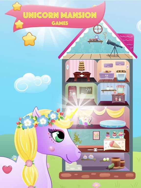 Pony unicorn games for kids App Screenshot