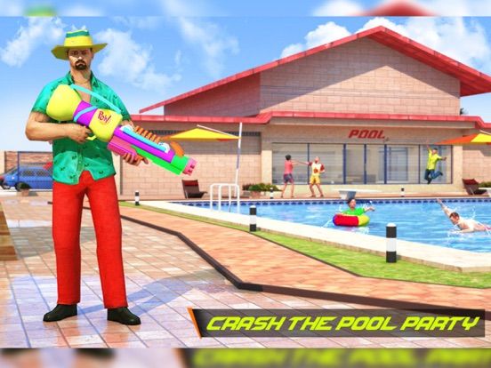 Pool Party FPS Gun Shooting 3D game screenshot