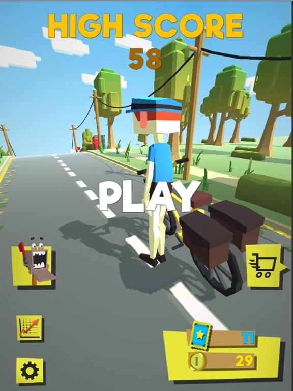 Post-man game screenshot