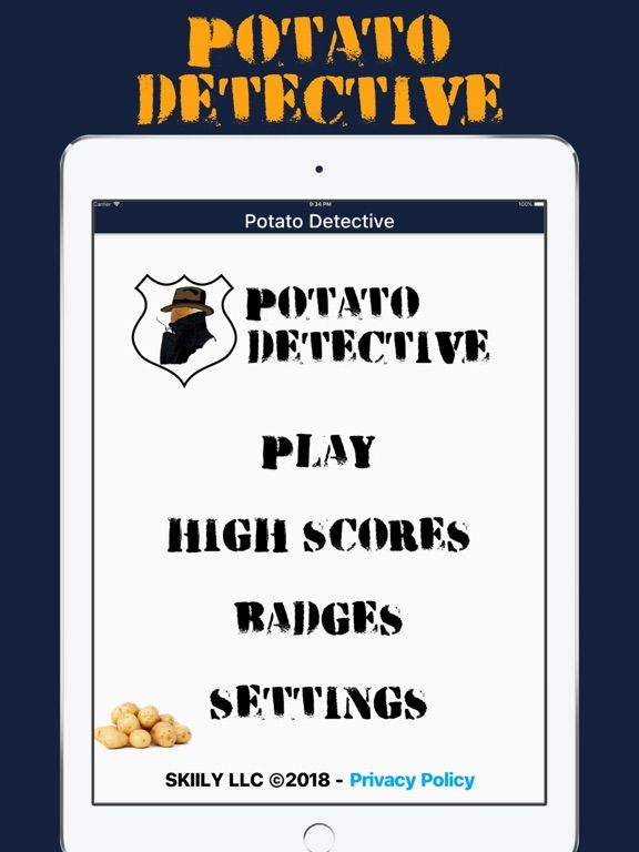 Potato Detective game screenshot