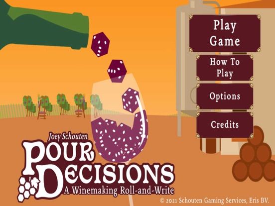 Pour Decisions: A roll & write game screenshot