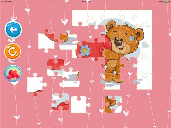 Pretty Bear Jigsaw Puzzle Fun game screenshot