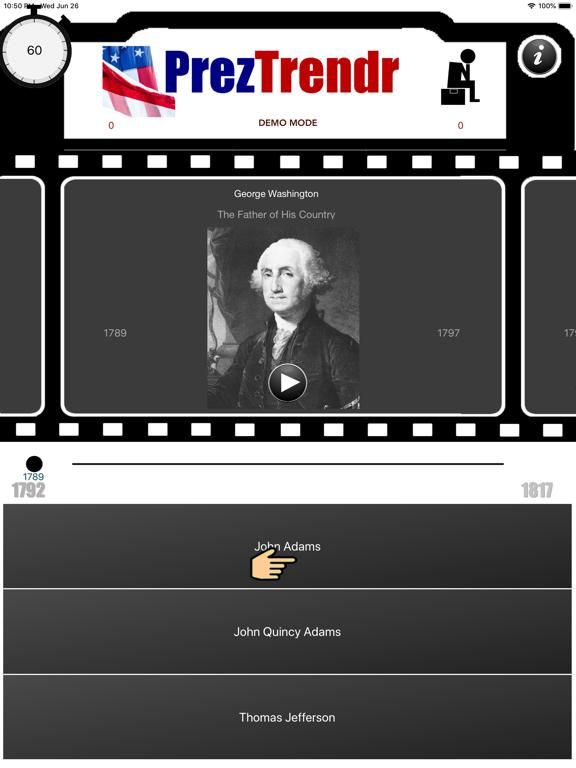 PrezTrendr App Screenshot