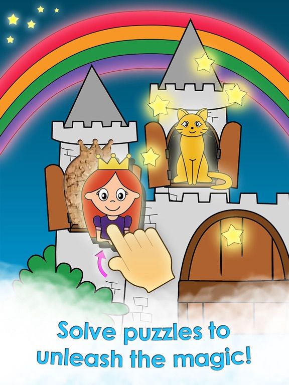 Princess Fairy Tale Puzzle Wonderland for Kids and Family Preschool Free game screenshot