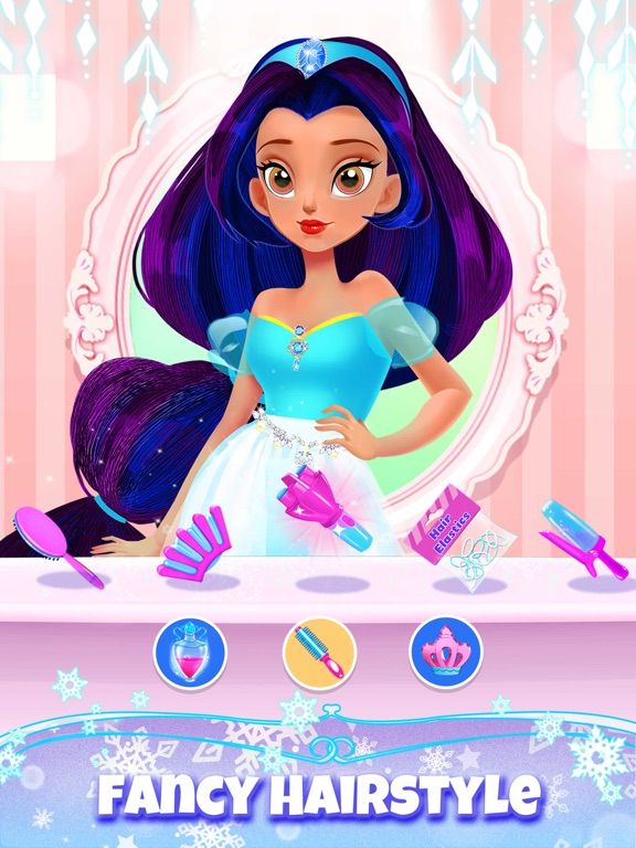 Princess Hair Salon Girl Games App Screenshot
