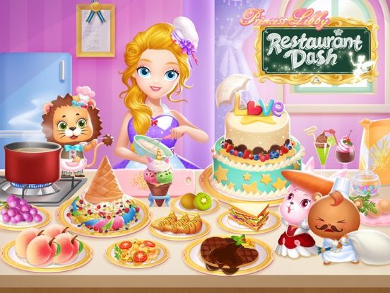 Princess Libby Restaurant Dash game screenshot