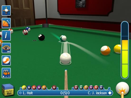 Pro Pool 2012 game screenshot