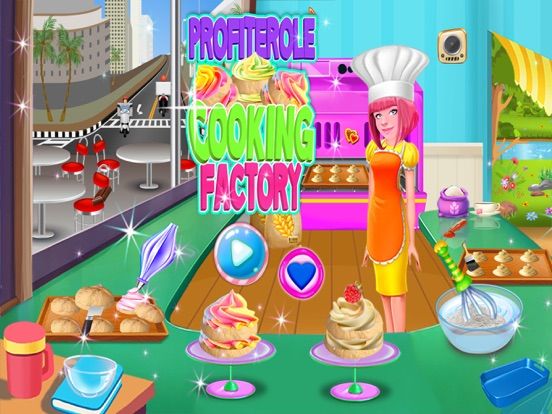 Profiterole Cooking Factory game screenshot