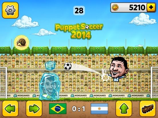 Puppet Soccer 2014 game screenshot