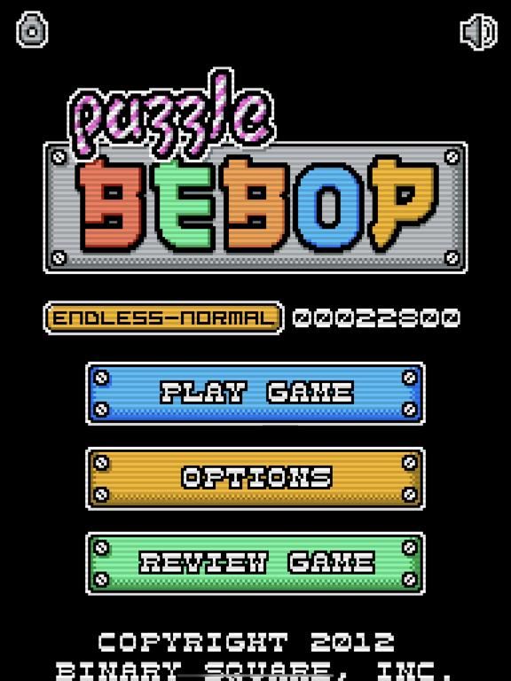 Puzzle Bebop game screenshot