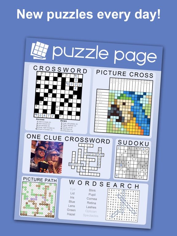 Puzzle Page App Screenshot