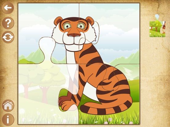 Puzzles Animals game screenshot