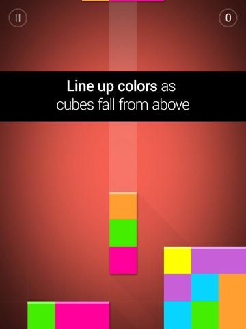 Qubies: Match-3 meets falling blocks game screenshot