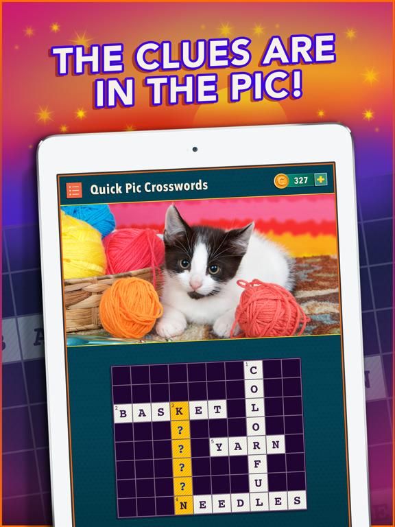 Quick Pic Crosswords game screenshot